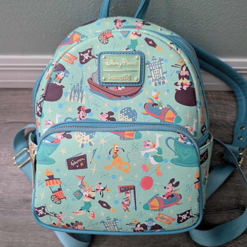 Disney Loungefly Backpack - Blue